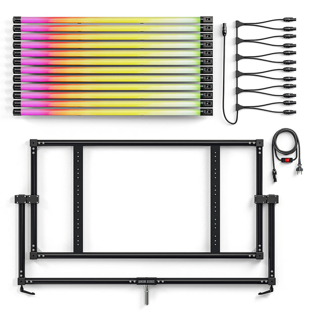 Ossium Frame & 4ft Rainbow 2 complete kit